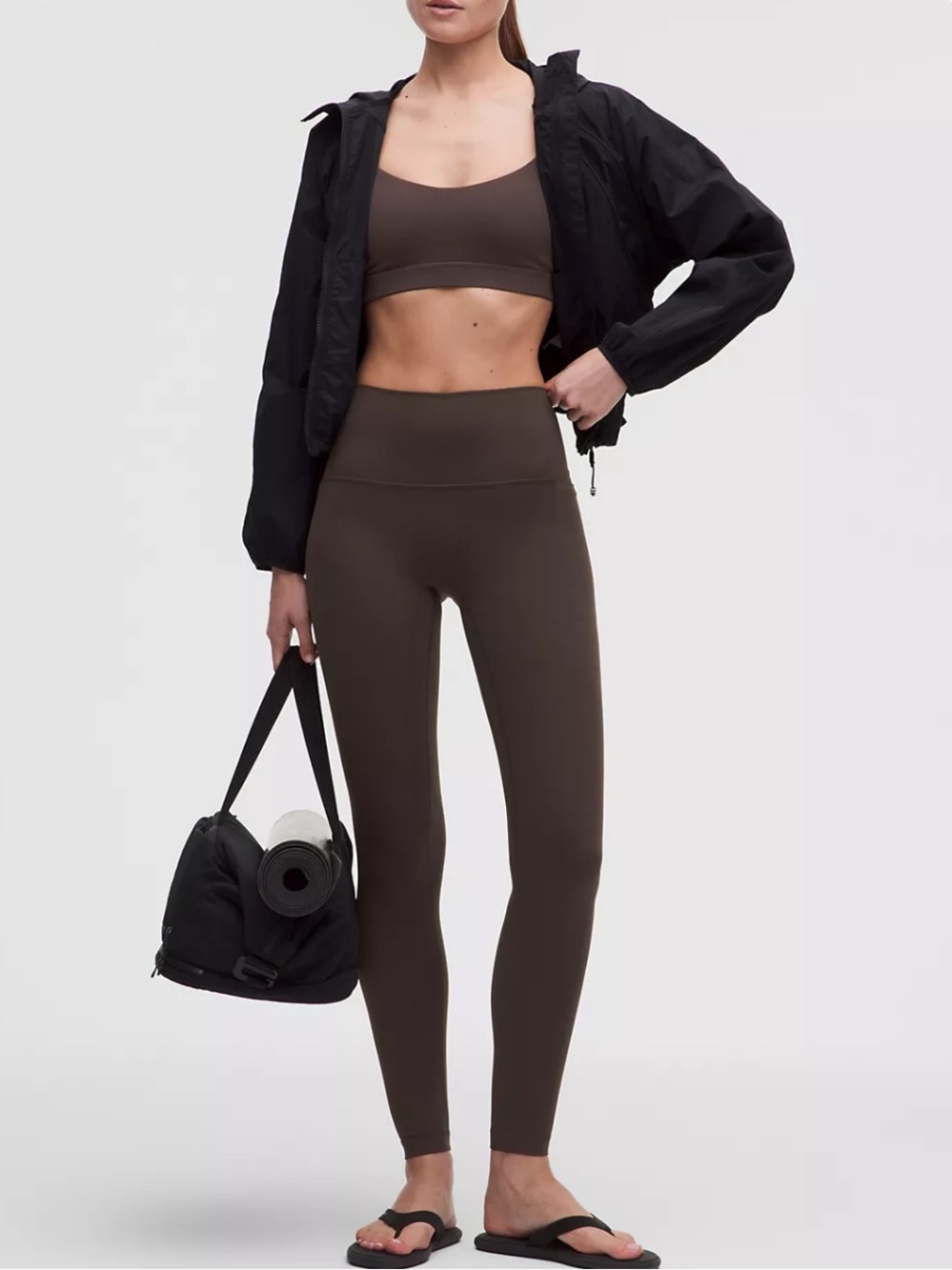 Lululemon High Rise Brown Leggings
